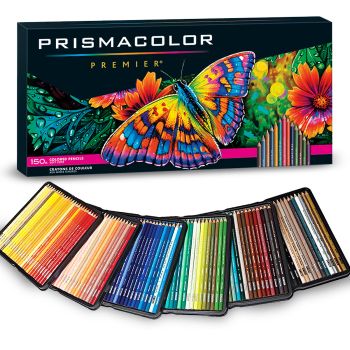 Prismacolor Premier Set of 150 Colored Pencils Complete Assorted Colors