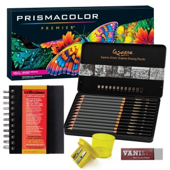 Prismacolor 150ct Colored Pencil Super Value Set of 5 with 4 Extra Items 
