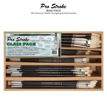 Creative Mark Pro Stroke Premium White Bristle Brush Class Packs