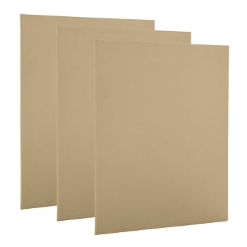 Pro-Tones Canvas Panels Pack of 3 6x8" - Dune 