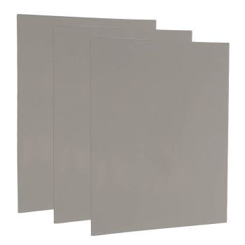 Pro-Tones Canvas Panels Pack of 3 6x12" - Studio Grey