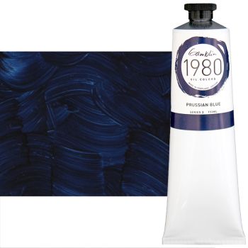 Gamblin 1980 Oil Colors - Prussian Blue, 150ml Tube