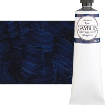 Gamblin Artist's Oil Color 150 ml Tube - Prussian Blue