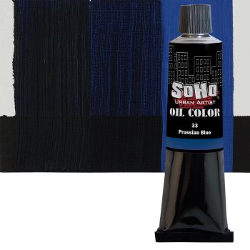 SoHo Artist Oil Color Prussian Blue 170ml Tube