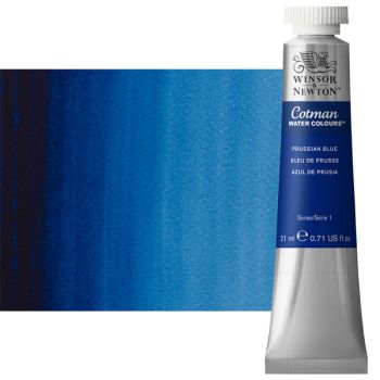 Cotman Watercolor 21 ml Tube - Prussian Blue