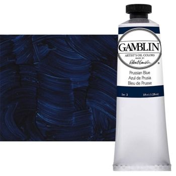 Gamblin Artist's Oil Color 37 ml Tube - Prussian Blue