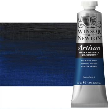 Winsor & Newton Artisan Water Mixable Oil Color - Prussian Blue, 37ml Tube
