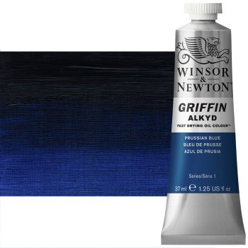 Griffin Alkyd Fast-Drying Oil Color 37 ml Tube - Prussian Blue