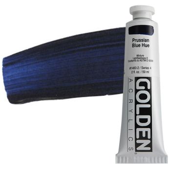 GOLDEN Heavy Body Acrylics - Prussian Blue Hue, 2oz Tube