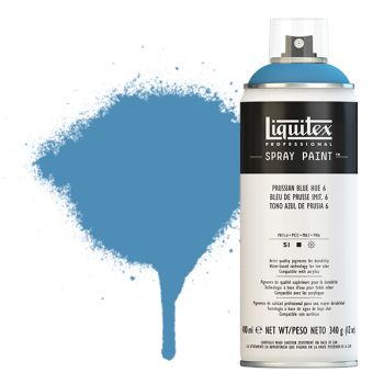 Liquitex Professional Spray Paint 400ml Can - Prussian Blue Hue 6