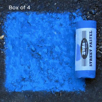 Box of 4 Soho Jumbo Street Pastels Prussian Blue