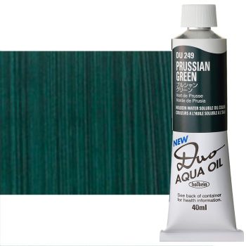 Holbein Duo Aqua Water-Soluble Oil Color 40 ml Tube - Prussian Green