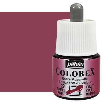 Pebeo Colorex Watercolor Ink Purple, 45ml