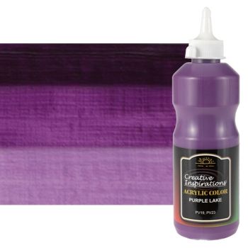 Creative Inspirations Acrylic Paint, Purple Lake 500ml Bottle