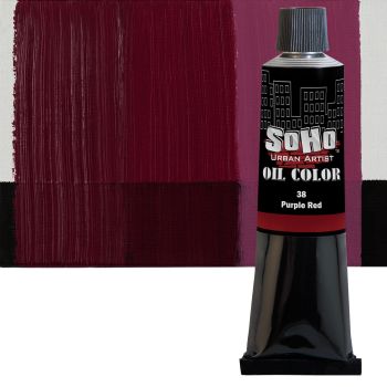 SoHo Artist Oil Color Purple Red 170ml Tube