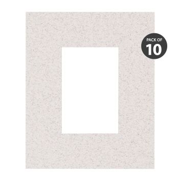 Pyramid Pre-Cut Mats 4 Ply - Style O - Granite (Pack of 10)