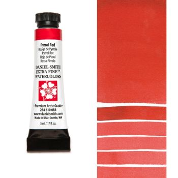Daniel Smith Extra Fine Watercolors - Pyrrol Red, 5 ml Tube