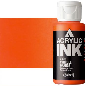 Holbein Acrylic Ink 30ml Pyrrole Orange
