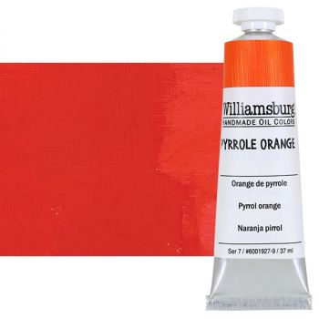 Williamsburg Handmade Oil Paint - Pyrrole Orange, 37ml Tube