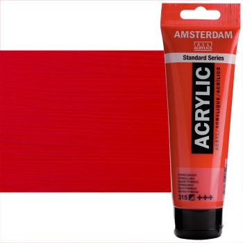 Amsterdam Standard Series Acrylic Paints - Pyrrole Red, 120ml