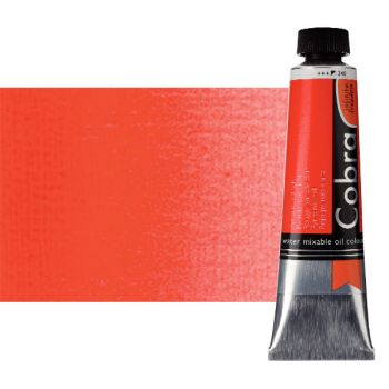 Cobra Water-Mixable Oil Color 40ml Tube - Pyrrole Red Light