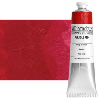 Williamsburg Handmade Oil Paint - Pyrrole Red, 150ml Tube
