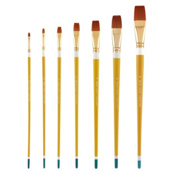 Qualita Long Handle Brights Brush Set of 7