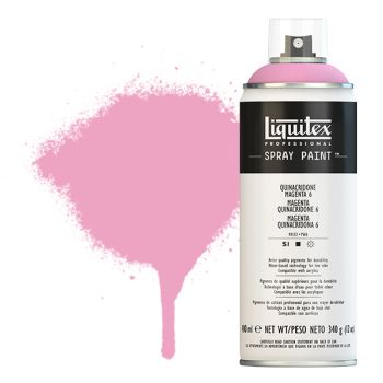 Liquitex Professional Spray Paint 400ml Can - Quinacridone Magenta 6