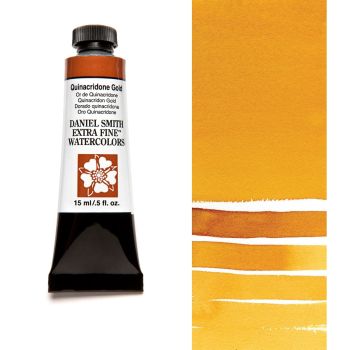 Daniel Smith Extra Fine Watercolors - Quinacridone Gold, 15 ml Tube