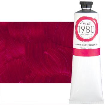 Gamblin 1980 Oil Colors - Quinacridone Magenta, 150ml Tube