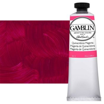 Gamblin Artist's Oil Color 37 ml Tube - Quinacridone Magenta