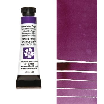 Daniel Smith Extra Fine Watercolors - Quinacridone Purple, 5 ml Tube