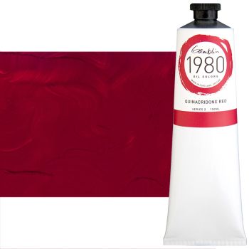 Gamblin 1980 Oil Colors - Quinacridone Red, 150ml Tube