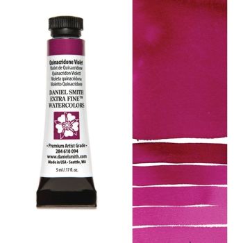 Daniel Smith Extra Fine Watercolors - Quinacridone Violet, 5 ml Tube