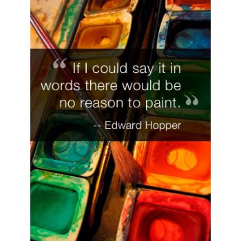 Inspirational Quote Art eGift Card - Edward Hopper eGift Card