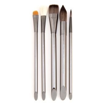 Royal Zen Series 83 Synthetic & Natural Mix Short Handle #832 Brush Set of 5