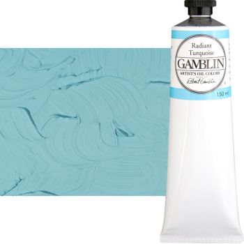 Gamblin Artists Oil - Radiant Turquoise, 150ml Tube
