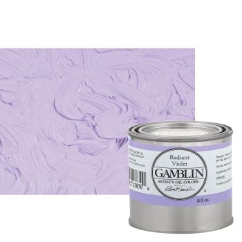 Gamblin Artists Oil - Radiant Violet, 8oz Can