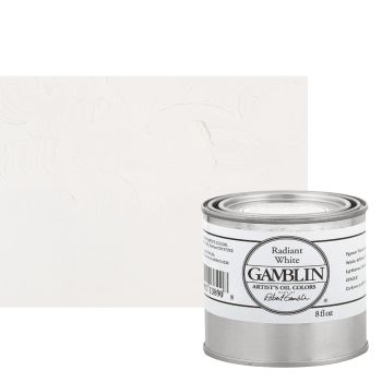 Gamblin Artists Oil - Radiant White, 8oz Can