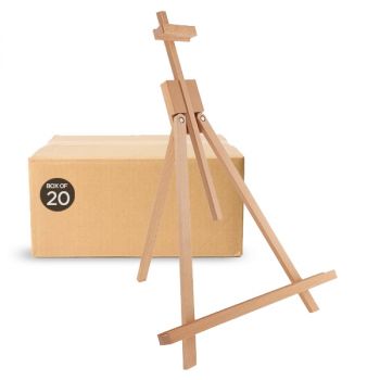 Rambler Folding Wood Art & Display Table Easel Box of 20