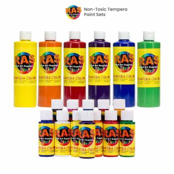 RAS Non-Toxic Tempera Paint Sets