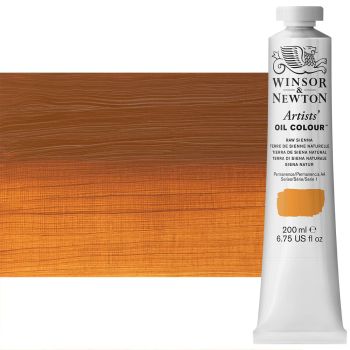 Winsor & Newton Artists' Oil Color 200 ml Tube - Raw Sienna