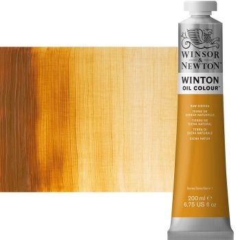 Winton Oil Color 200ml Tube - Raw Sienna