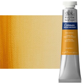 Winsor & Newton Cotman Watercolor 21 ml Tube - Raw Sienna