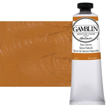 Gamblin Artist's Oil Color 37 ml Tube - Raw Sienna