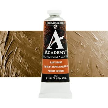 Grumbacher Academy Oil Color 37 ml Tube - Raw Sienna