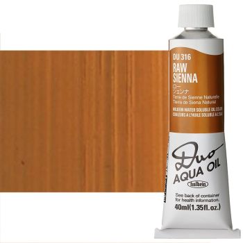 Holbein Duo Aqua Water-Soluble Oil Color 40 ml Tube - Raw Sienna