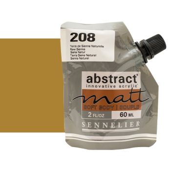 Sennelier Abstract Matt Soft Body Acrylic Raw Sienna 60ml 
