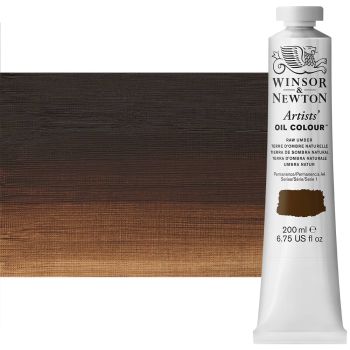 Winsor & Newton Artists' Oil Color 200 ml Tube - Raw Umber