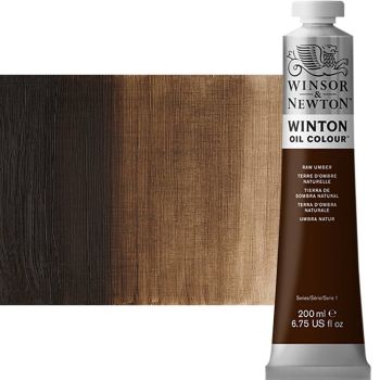 Winton Oil Color 200ml Tube - Raw Umber